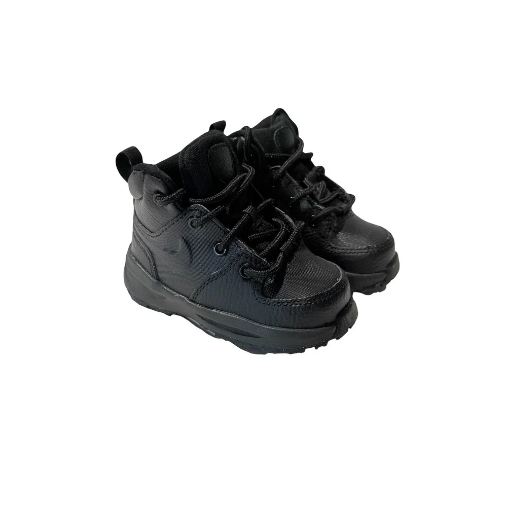 Nike Manoa LTR Toddler Boots Triple Black HF0749-001 Size 5C‎
